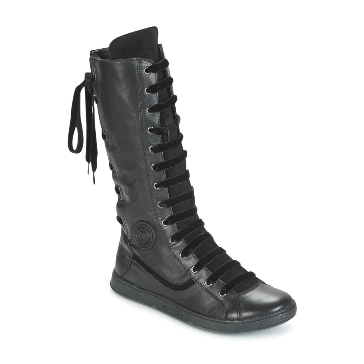 Pataugas JINA Noir - Soldes Bottes Femme Spartoo