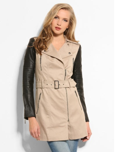 Trench Guess - Quilted Trench Coat Guess