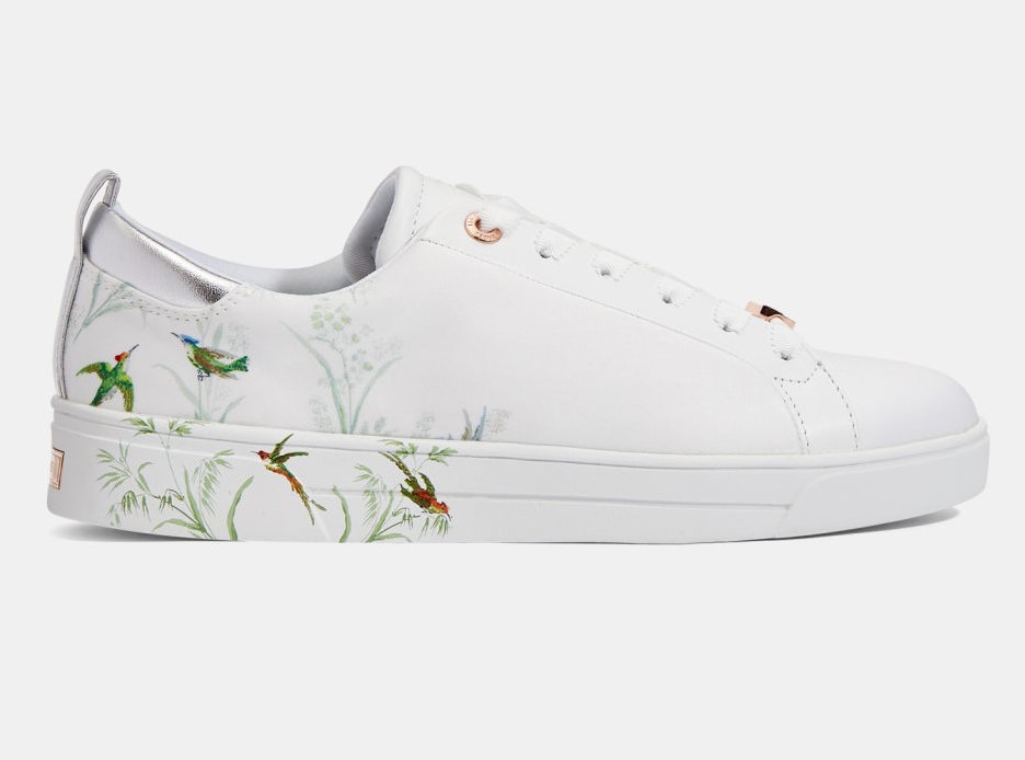 Ted Baker RIALY Baskets imprimées Blanc