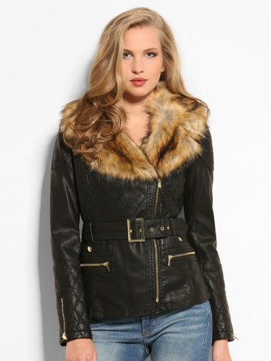 Rosa Belted Jacket Guess - Blouson Femme Guess