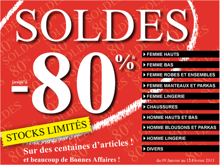 Soldes Bleu Bonheur