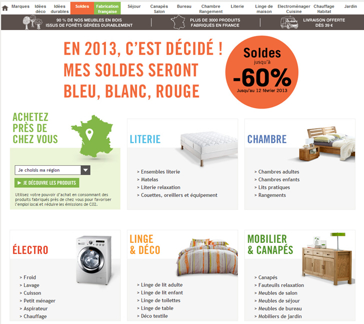 Soldes Camif