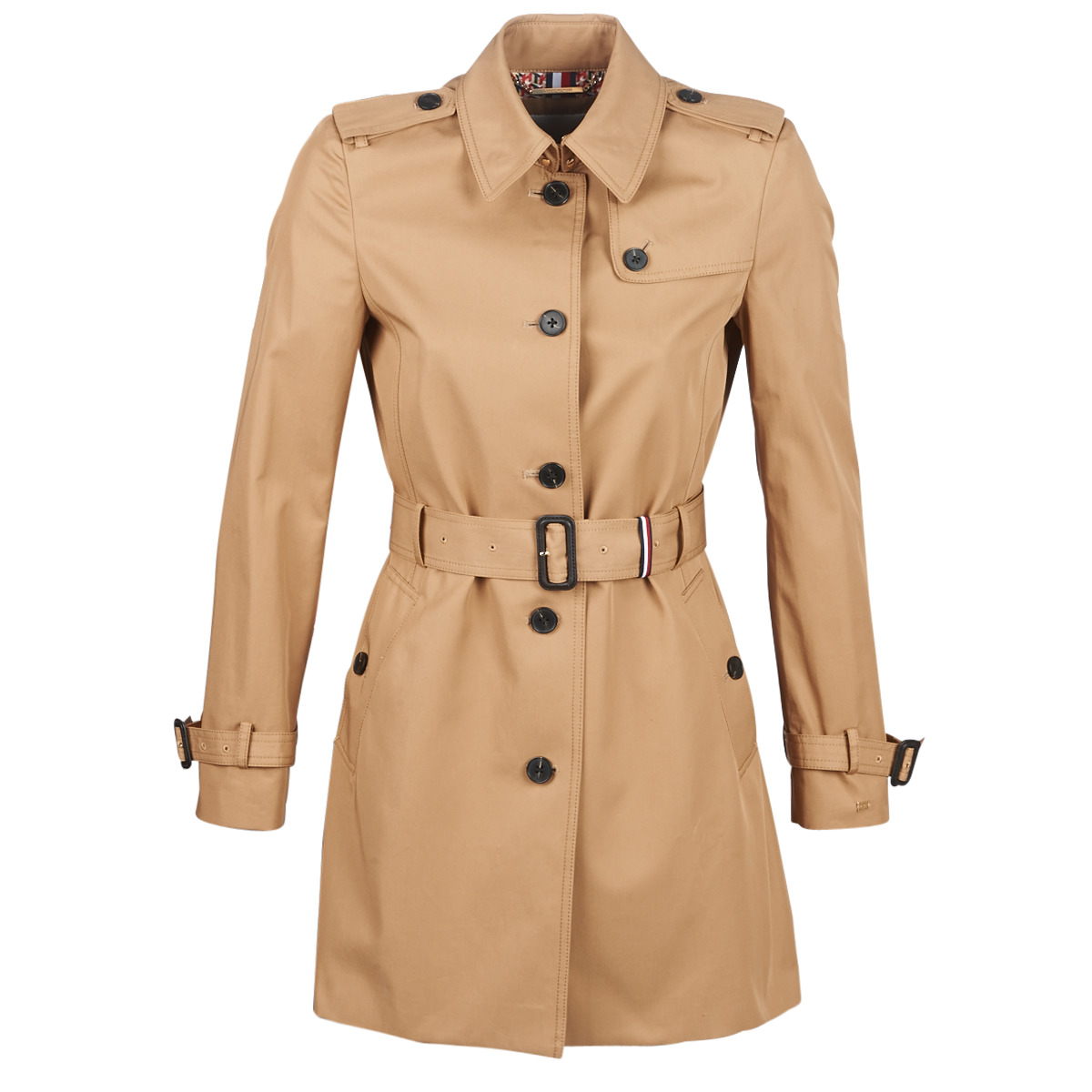 Tommy Hilfiger SEASONAL SINGLE BREASTED TRENCH Camel
