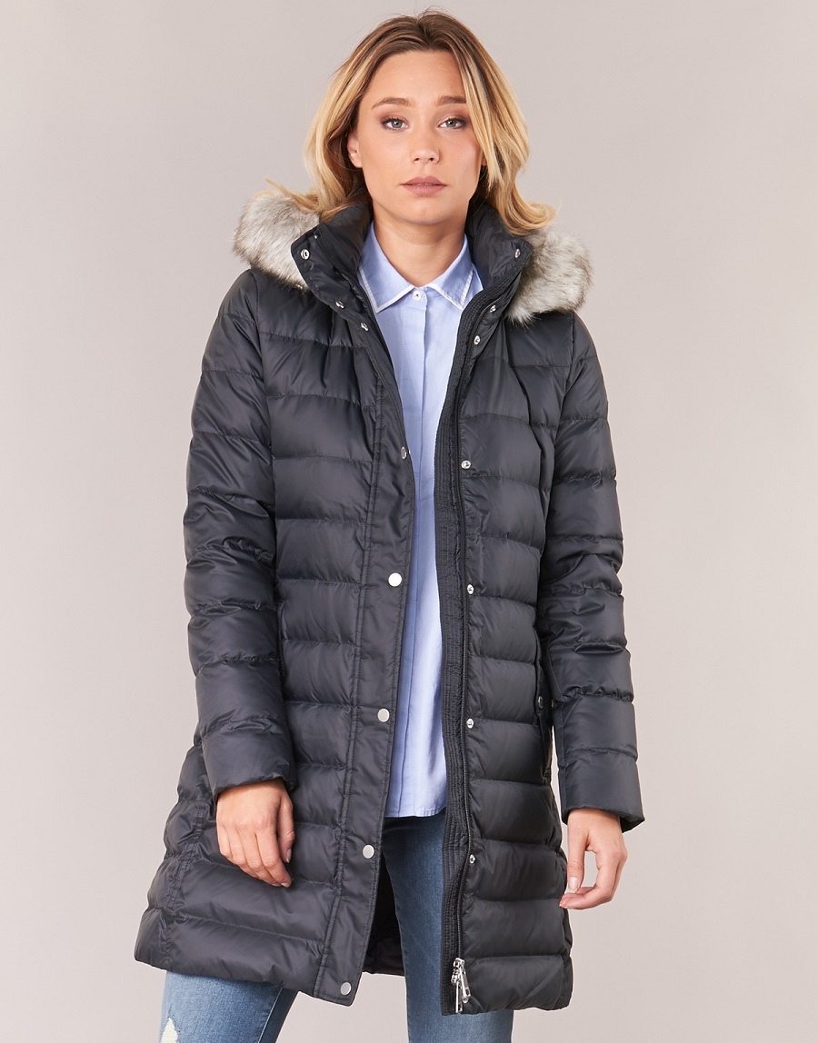 Tommy Hilfiger TYRA DOWN COAT Noir