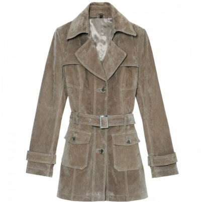 Trench Elle Passions - Trench cuir velours Arturo Prix 199,00 Euro
