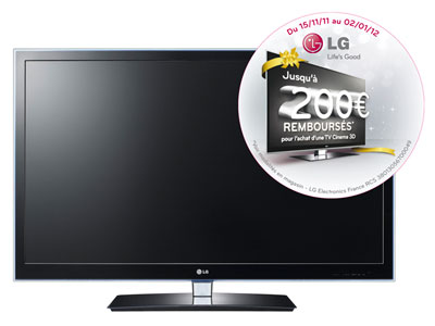 TV LED 3D Conforama - TV LED 3D 140 cm (55 pouces) LG 55LW4500 Prix 1 490,00 Euros