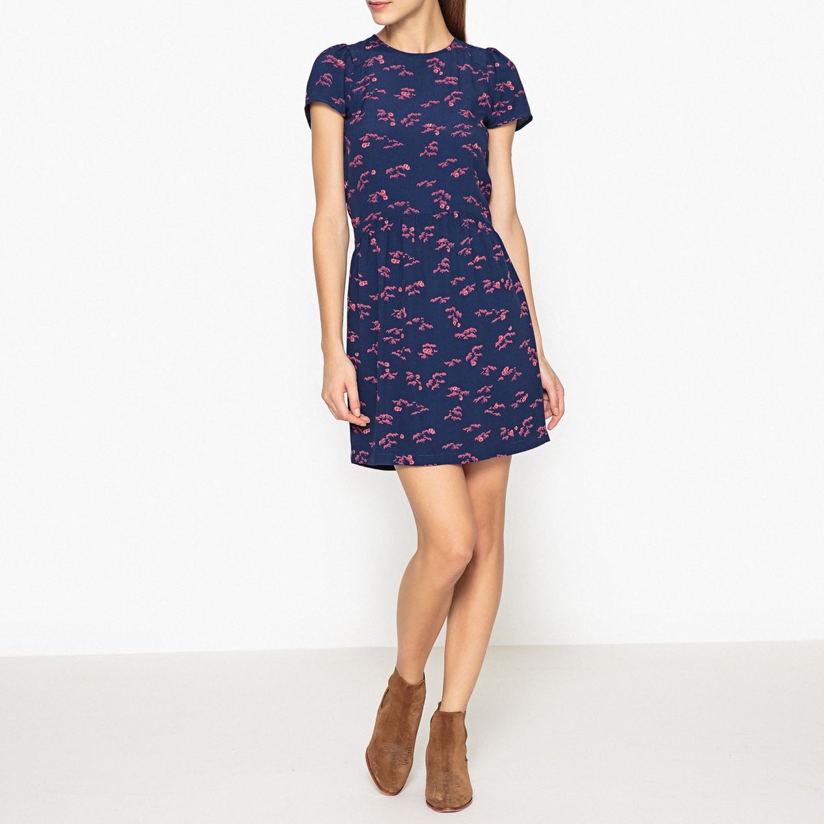 Robe imprimée WAX Koko imprimé bleu Sessun - La Redoute