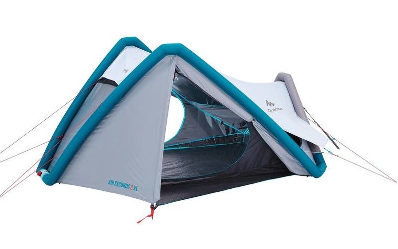 quechua air seconds inflatable camping mattress