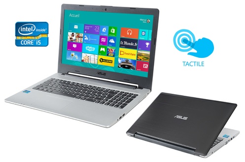 PC portable Darty - PC portable Asus VivoBook Serie Touch S550CA-CJ036H