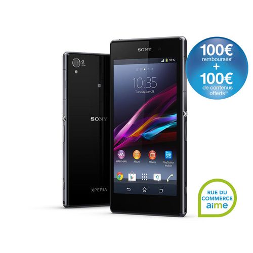 Smartphone Sony - Xperia Z1 Noir Rue du Commerce