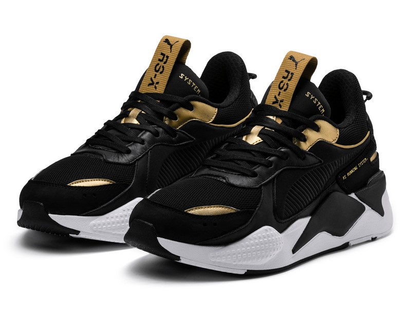 PUMA RS-X TROPHY Baskets basses noir et Or