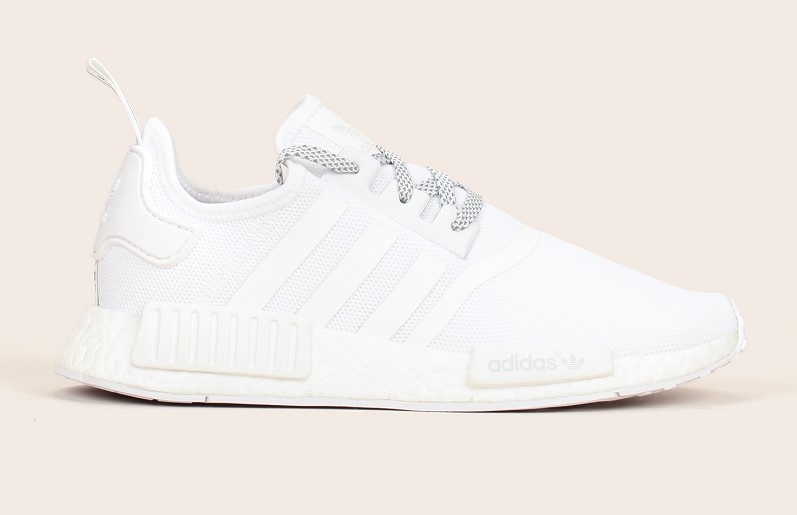 Baskets blanches mesh NMD_R1 Adidas Originals 