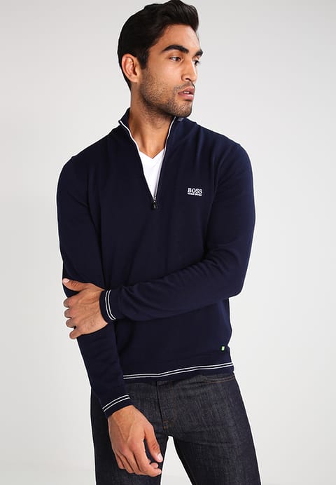 BOSS Green ZIME Pullover dark blue