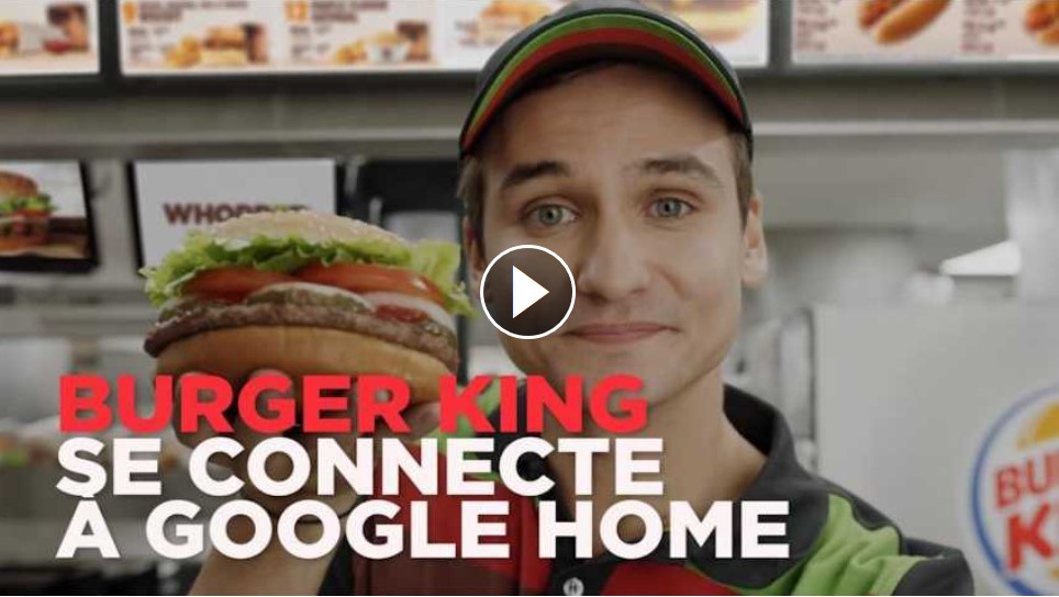 Burger King énerve les Américains en détournant l'assistant virtuel de Google