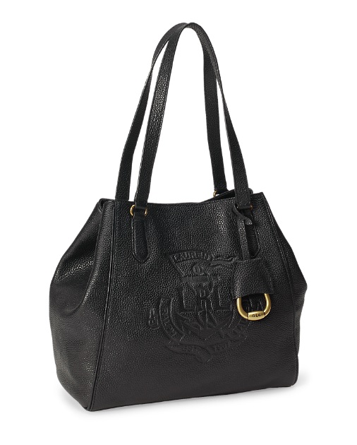 Cabas Anchor Leather Tote Ralph Lauren