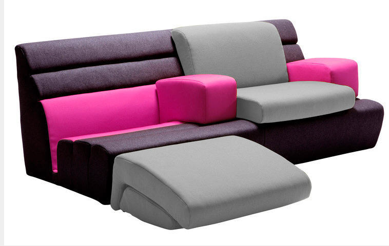 Canapé Made In Design - Canapé Dunlopillo Compo'Sit Sofa by matali crasset - Transformable L 194 cm