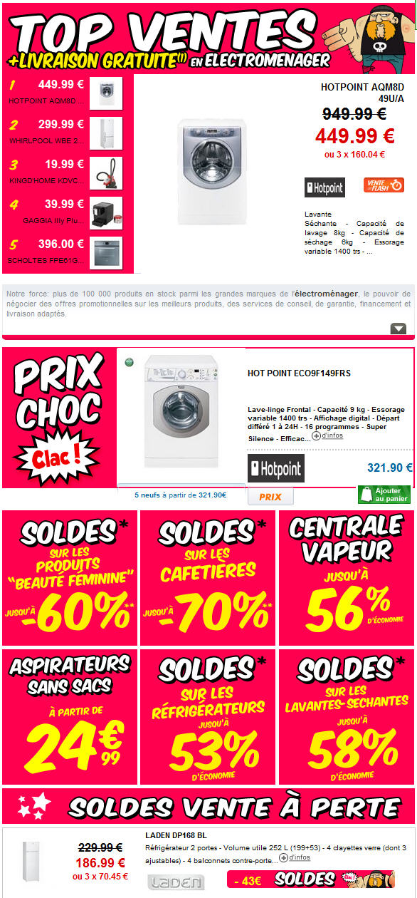 Soldes Electromenager Cdiscount