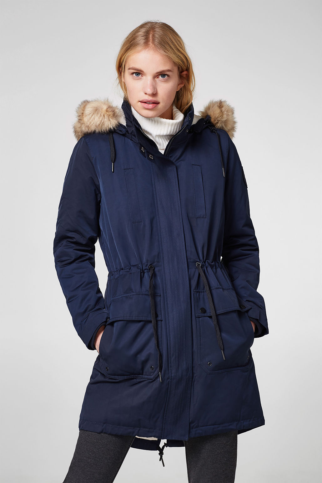 EDC by Esprit Chaude Parka à capuche ajustable