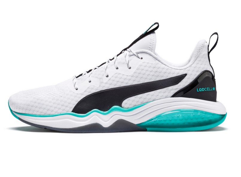 PUMA LQDCELL Tension Baskets Basses White-Blue Turquoise