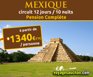 Circuits Voyages Auchan - Circuit Mexique De Cancun a Mexico 1 340,00 Euros