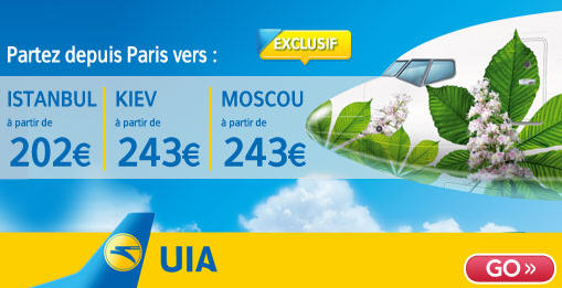 Go Voyages Billet d'avion Ukraine International Airlines pas cher