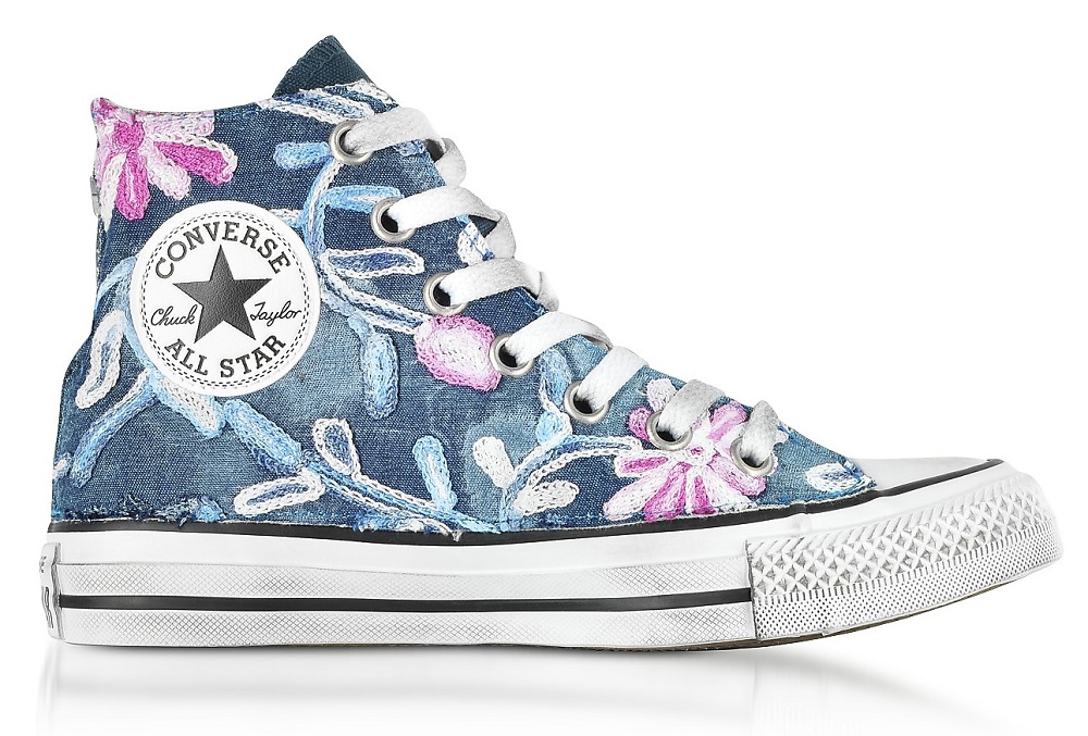 converse avec fleur