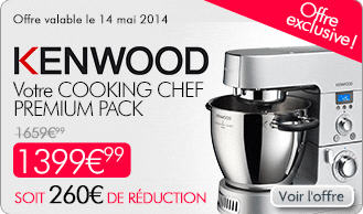 Robot Multi Fonction M6 Boutique - KENWOOD cooking chef premium pack