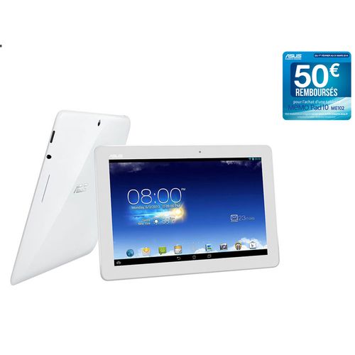 ASUS MeMo Pad 10 ME102A-1A018A Blanc - Tablette Mistergooddeal