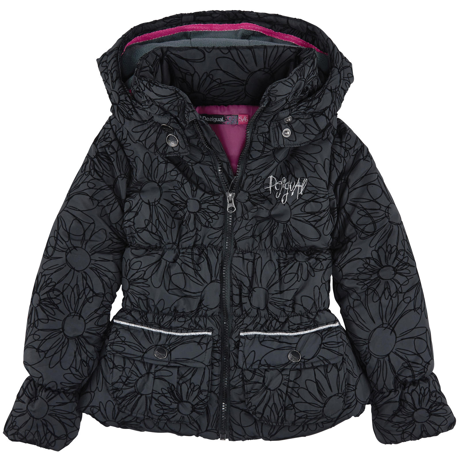 Desigual Doudoune imperméable, capuche amovible - Doudoune Fille Melijoe