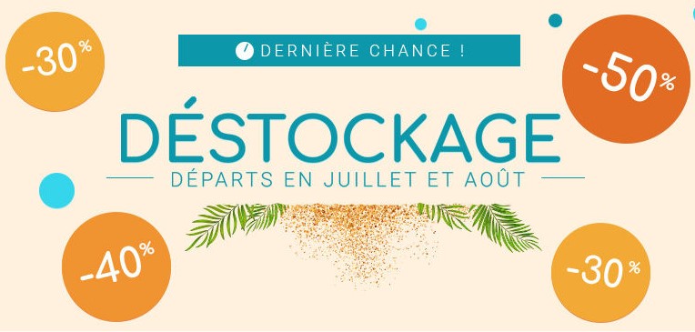 Vacances d'été pas cher Juillet et Août - Déstockage Carrefour Voyages