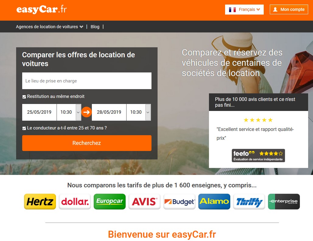 EasyCar Location Voiture - EasyCar Location de voiture à prix réduit