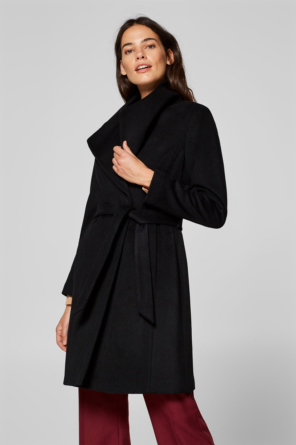 Esprit Collection PLAIN COAT Manteau classique black