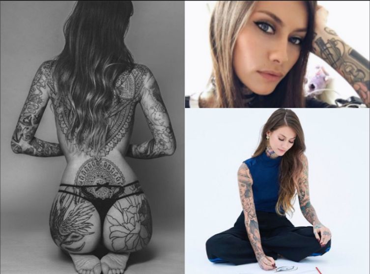 Fanny Maurer, l'hyper-tatouée la plus sexy de la mode 