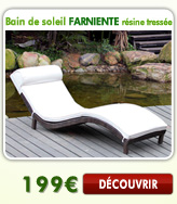 Bain de soleil Vente Unique - Bain de soleil FARNIENTE Prix 199,00 Euros
