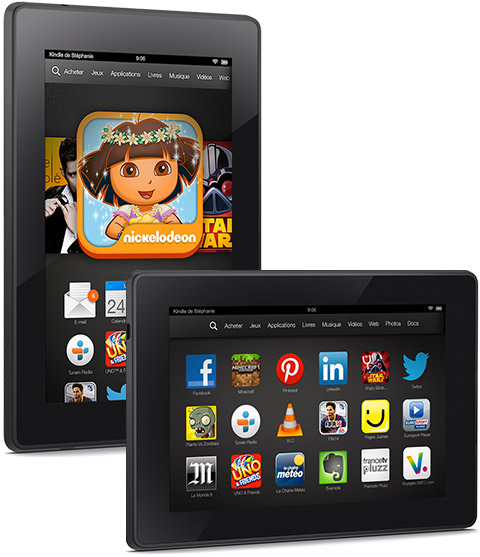 Tablette Kindle Fire HDX - Tablette Kindle Amazon