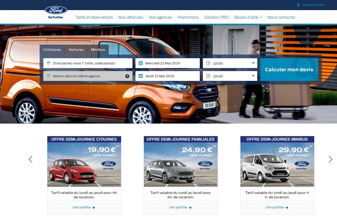 FORDRent location voiture, FORDRent location auto, Ford Rent vehicule utilitaire, FORD Rent reduction location
