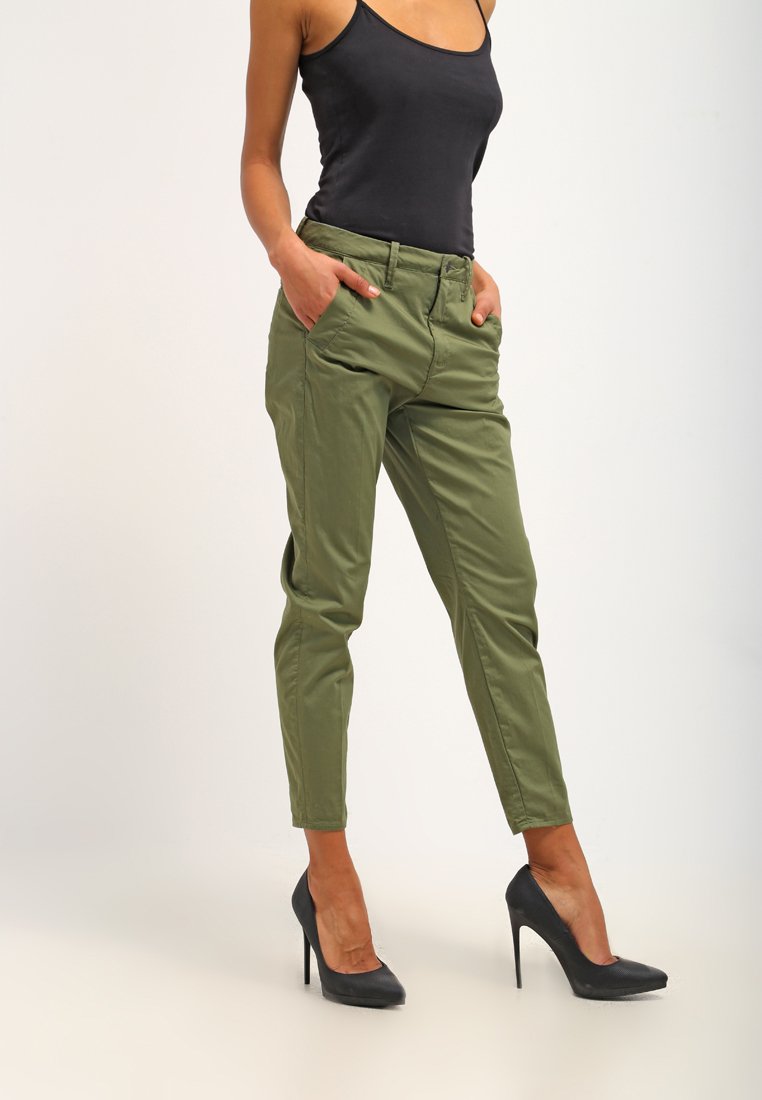 G-Star BRONSON HIGH SKINNY Chino sage - Pantalon Femme Zalando