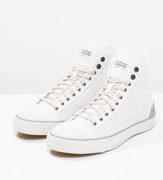 G-Star FALTON WMN MESH HI Baskets montantes bright white, Baskets Femme Zalando