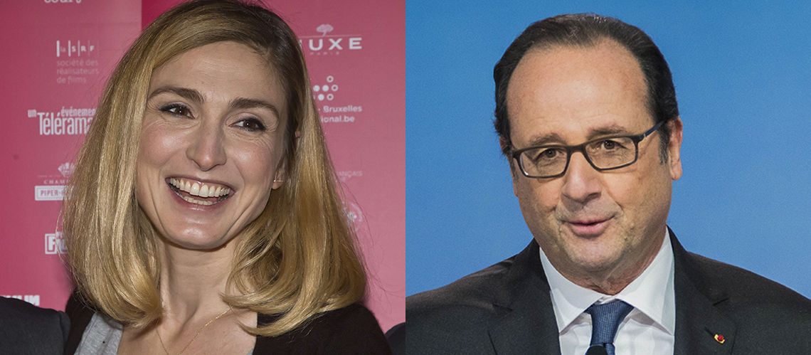 Julie Gayet soutient François Hollande dans la tourmente