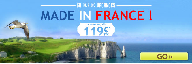Vacances d'été en France dès 119 euros avec Go Voyages