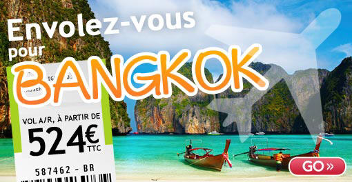 Vol Paris-Bangkok pas Cher Go Voyages à 493,00 Eur sur Air India