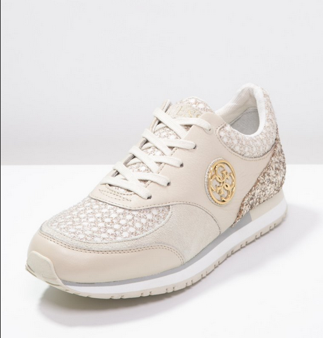 Guess REETA Baskets basses white/beige, Baskets Femme Zalando