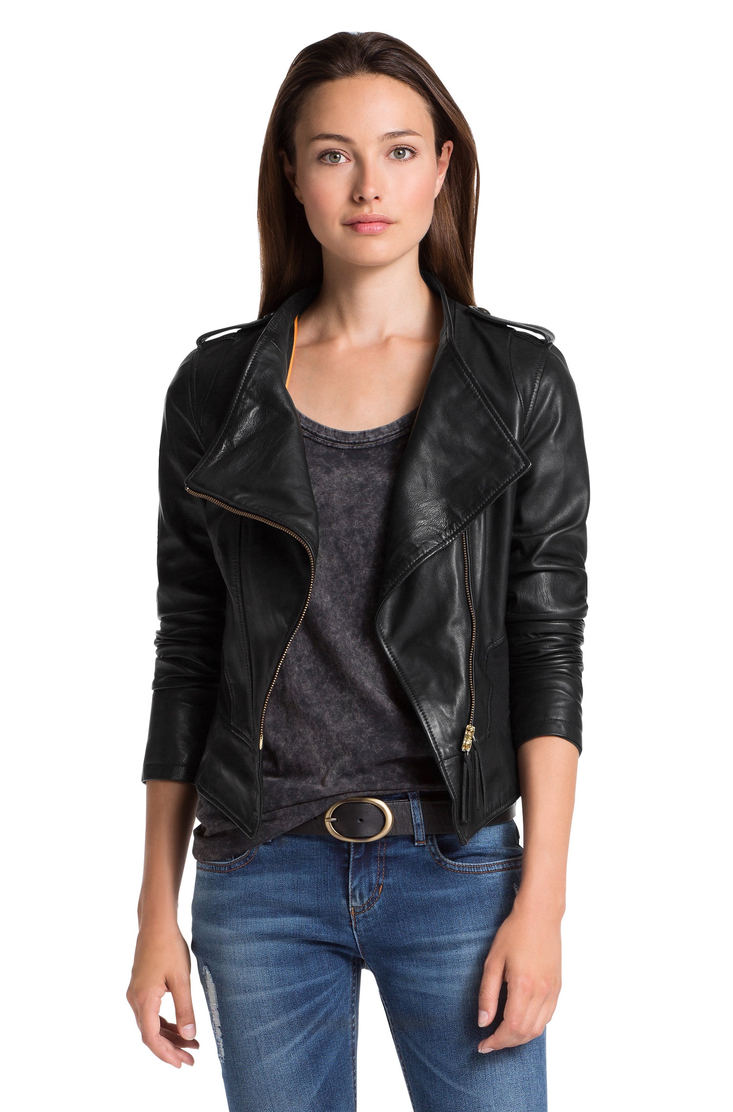 Veste cuir hugo boss femme 2025