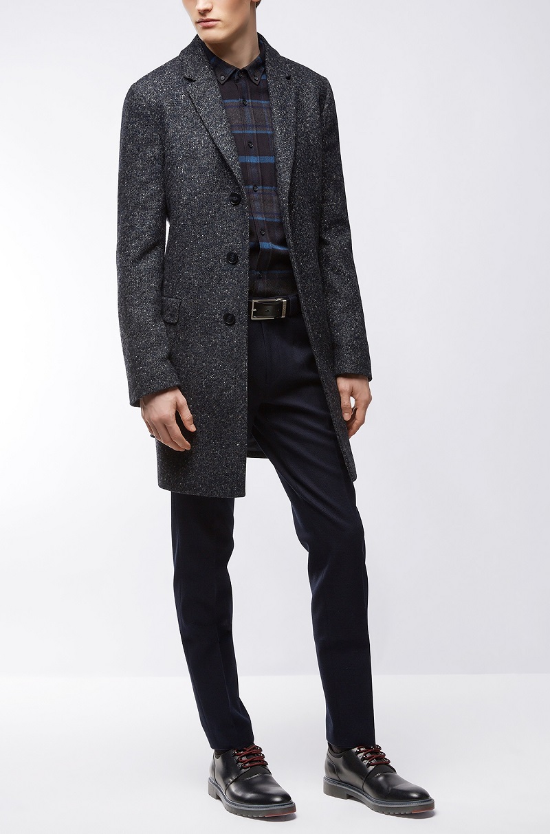 manteau court hugo boss