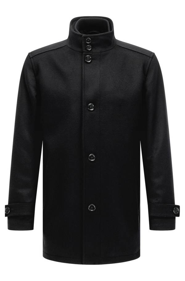 Manteau Regular Fit Camlow1 Hugo Boss en laine mélangée avec gilet