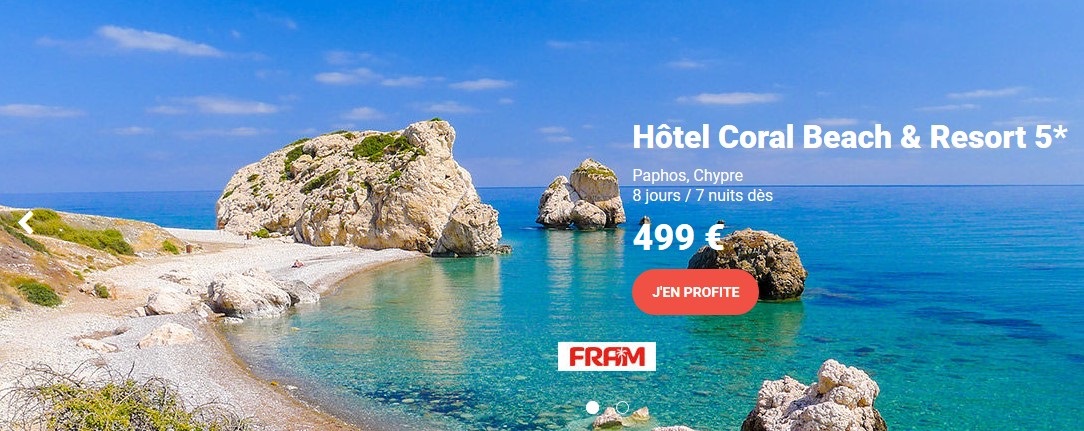 Hôtel Coral Beach & Resort 5* à Paphos à Chypre