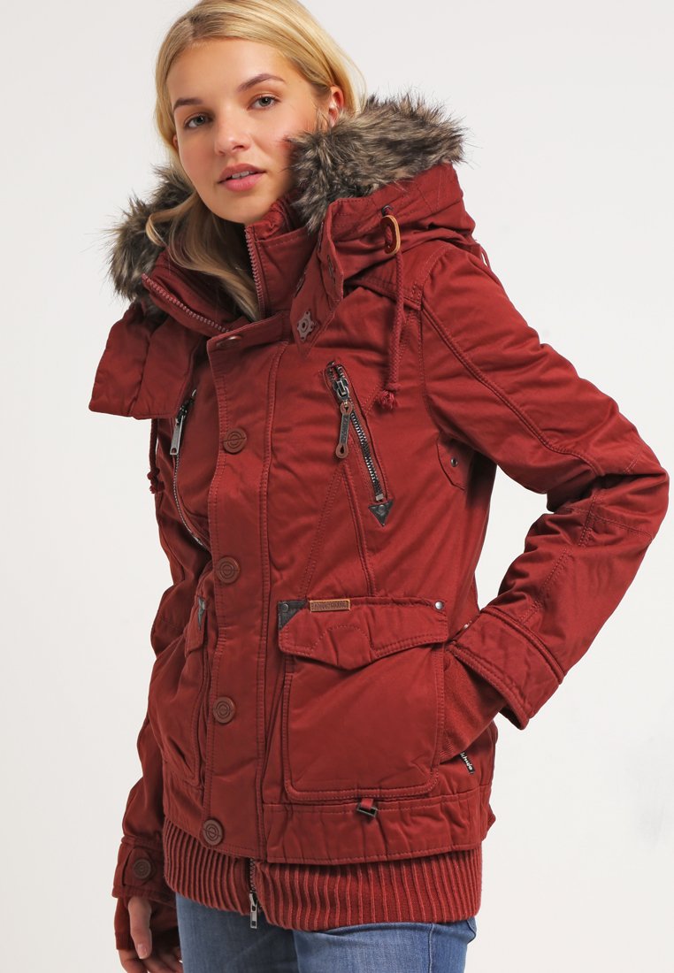 KHUJO ULRIKA Veste d'hiver Red - Veste d'Hiver Femme Zalando