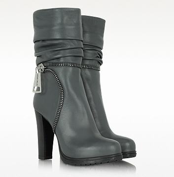 Boots Femme Forzieri - Loriblu Boots en cuir gris