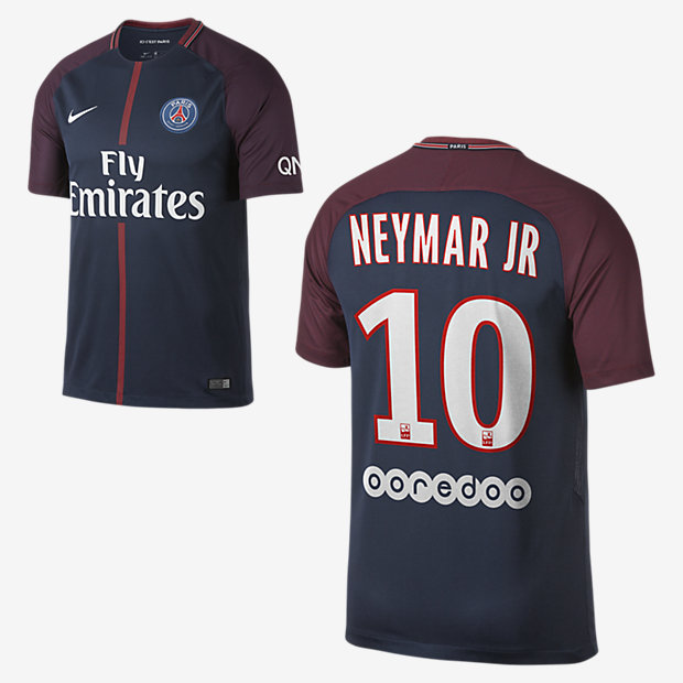 Maillot de football 2017/18 PSG Neymar Jr Nike