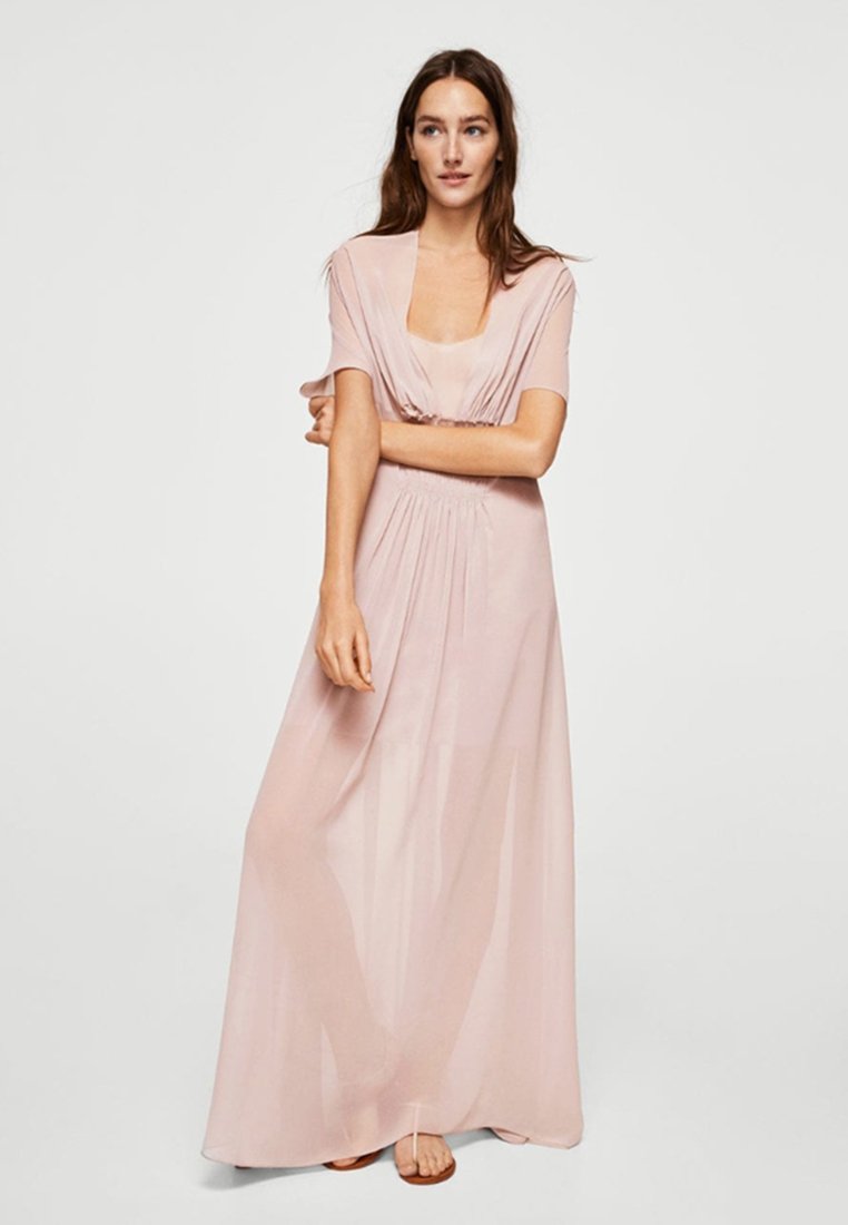 Mango ADRIANA Robe longue pink